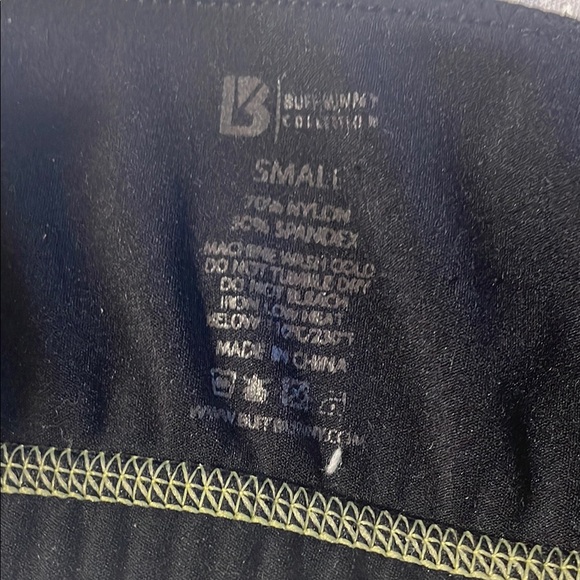 BuffBunny Black and Pink Women's Top with Yellow Zipper - Picture 2 of 3